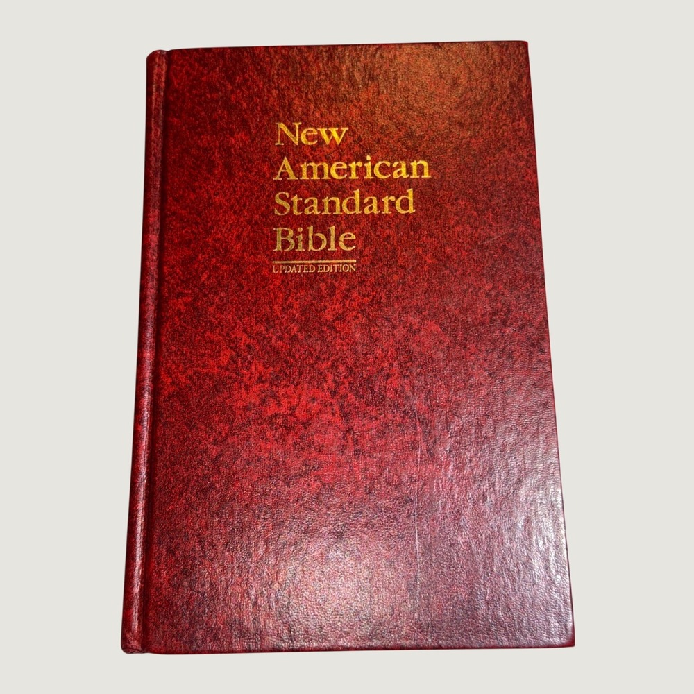 NASB New American Standard Bible Updated Edition Burgundy Hardcover 1885217684
